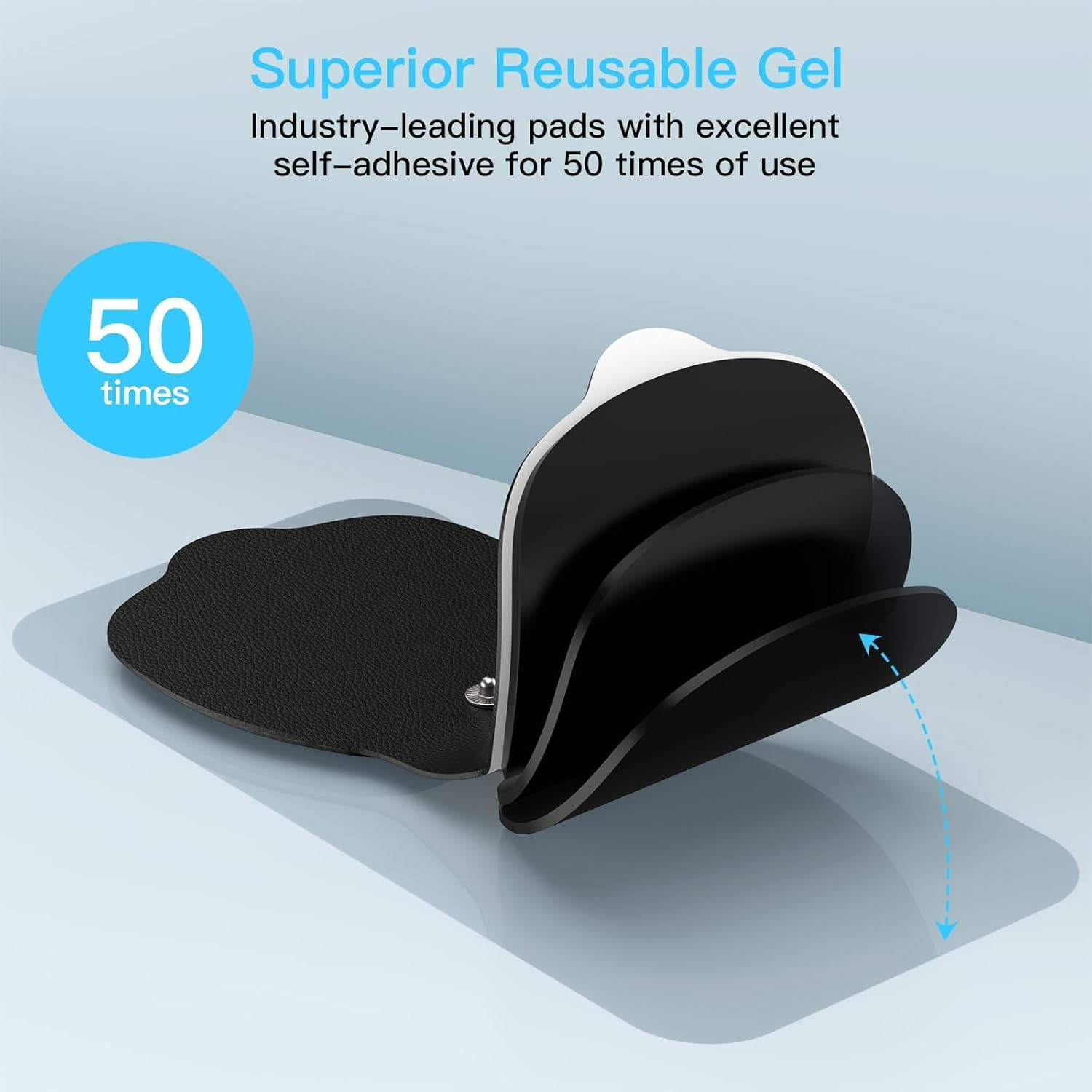 MASTOGO Wireless TENS EMS Muscle Stimulator for Back Pain Relief, Bluetooth App

