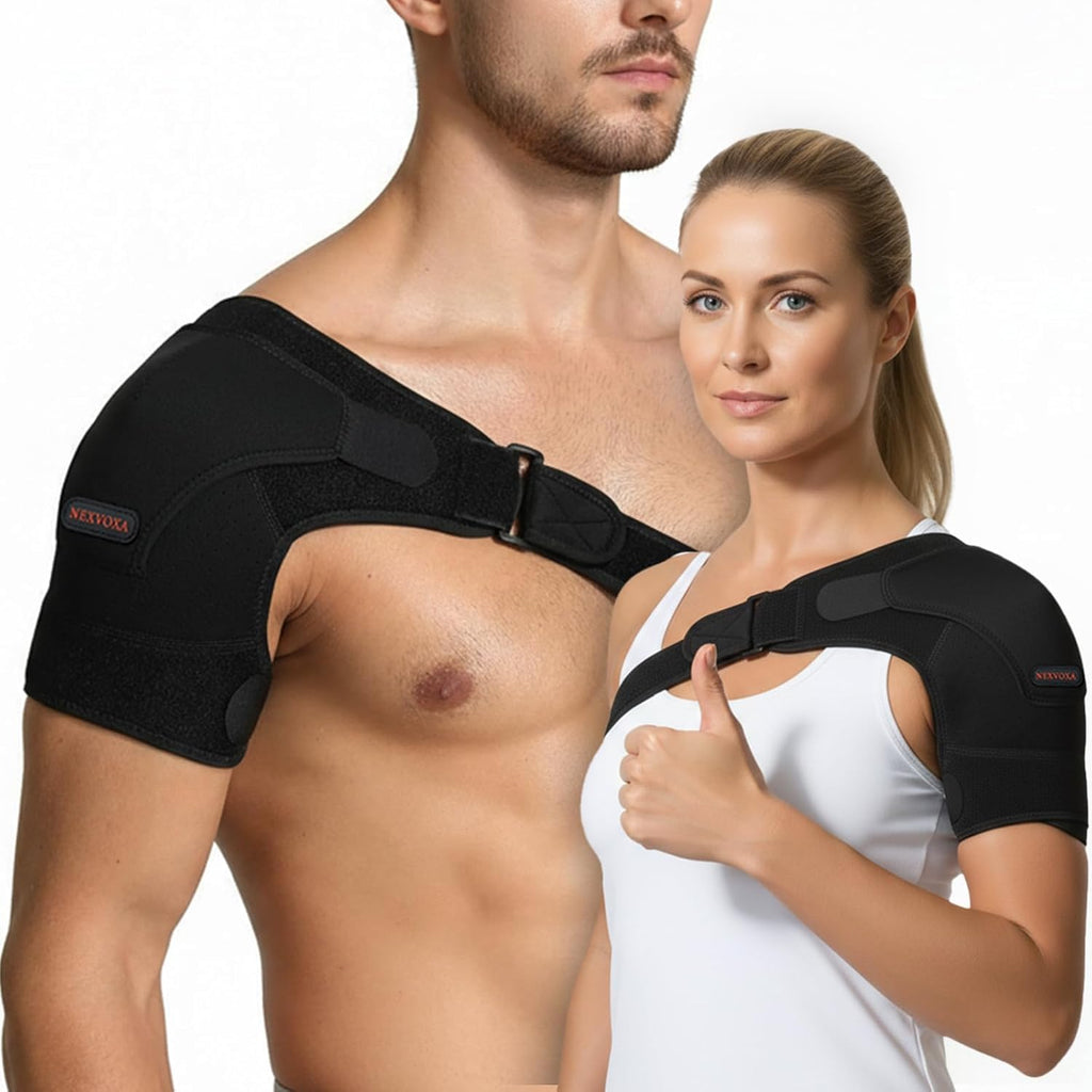 Shoulder Brace for Rotator Cuff Support Compression Sleeve Adjustable

