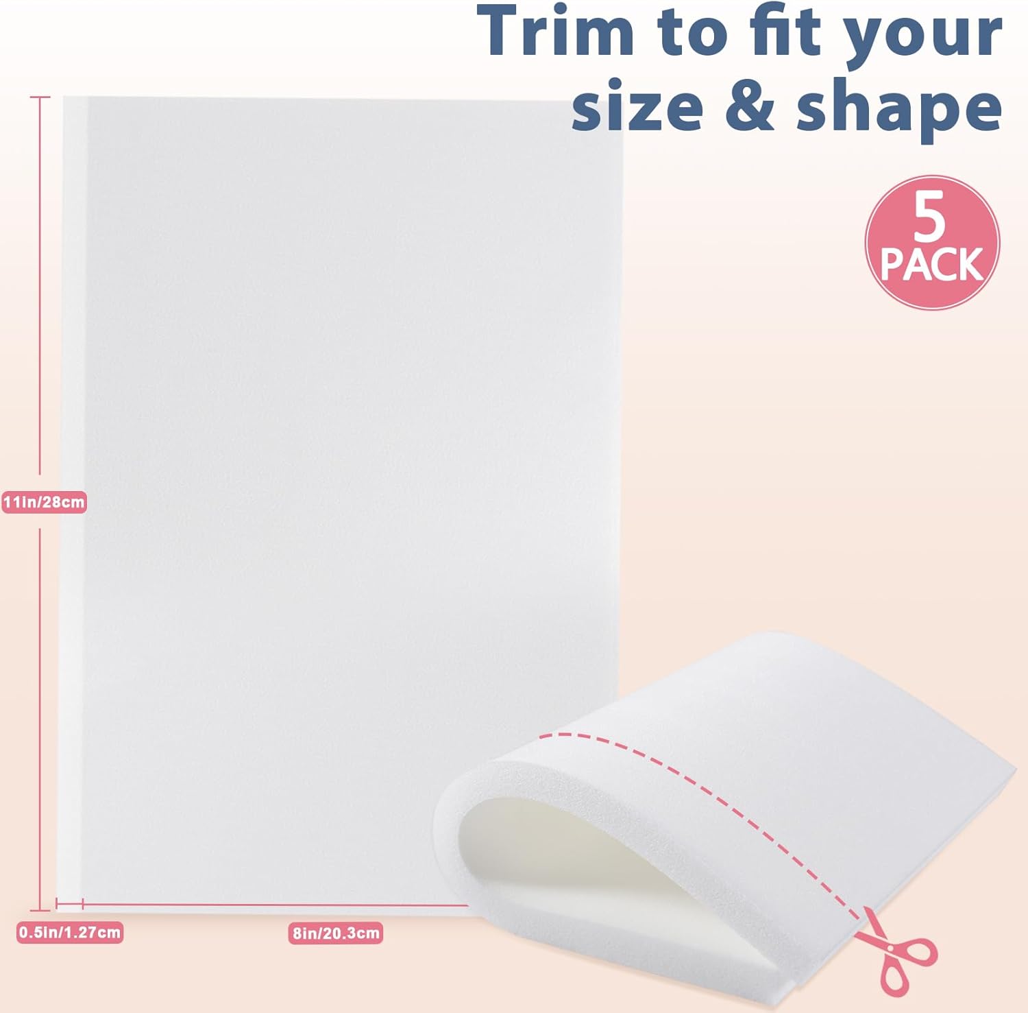 Latex-Free Lipo Foam Pads for Post-Surgery Compression, Medical-Grade PU Sheets

