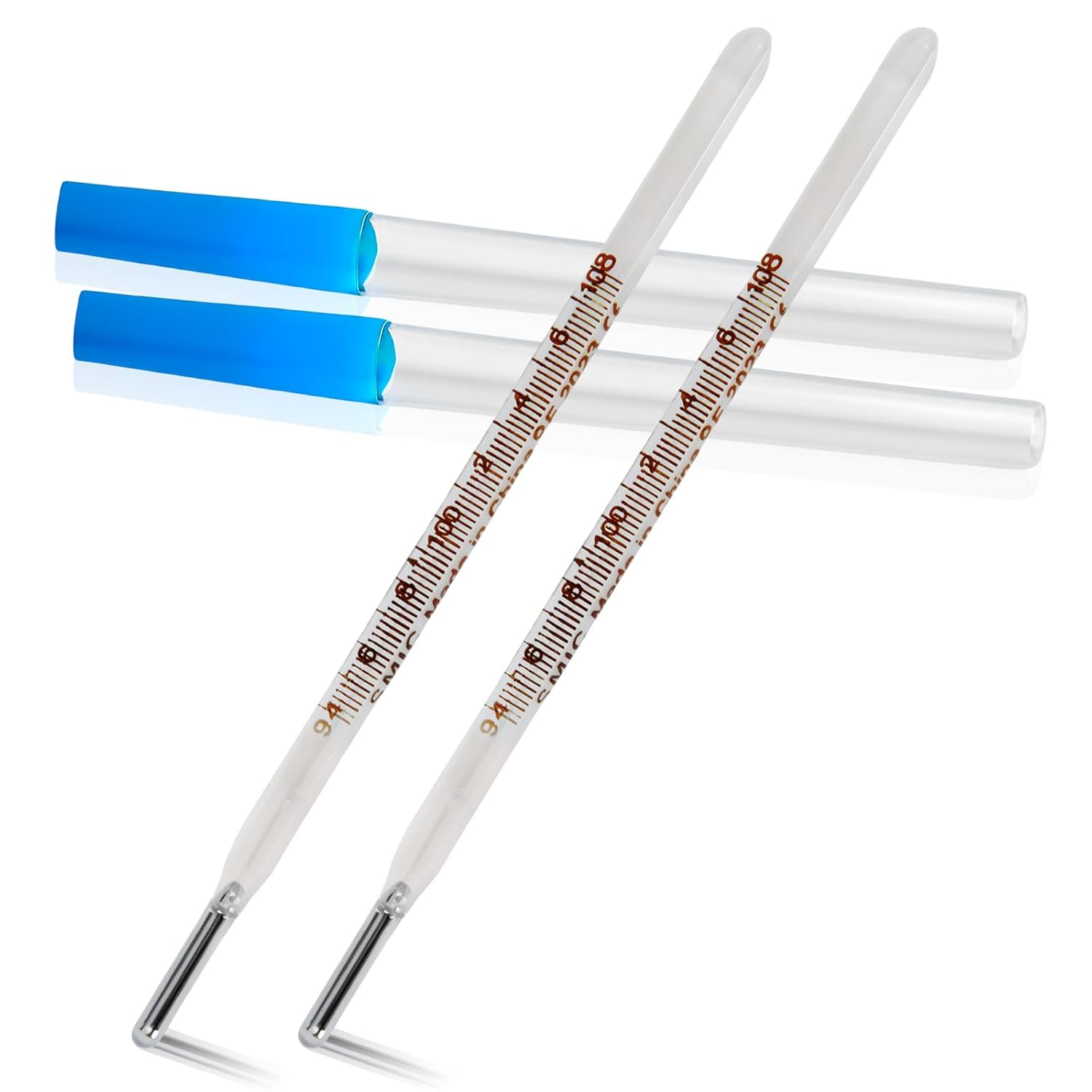 HARIKA LIFE Glass Oral Thermometer for Adults and Kids, Fahrenheit Scale

