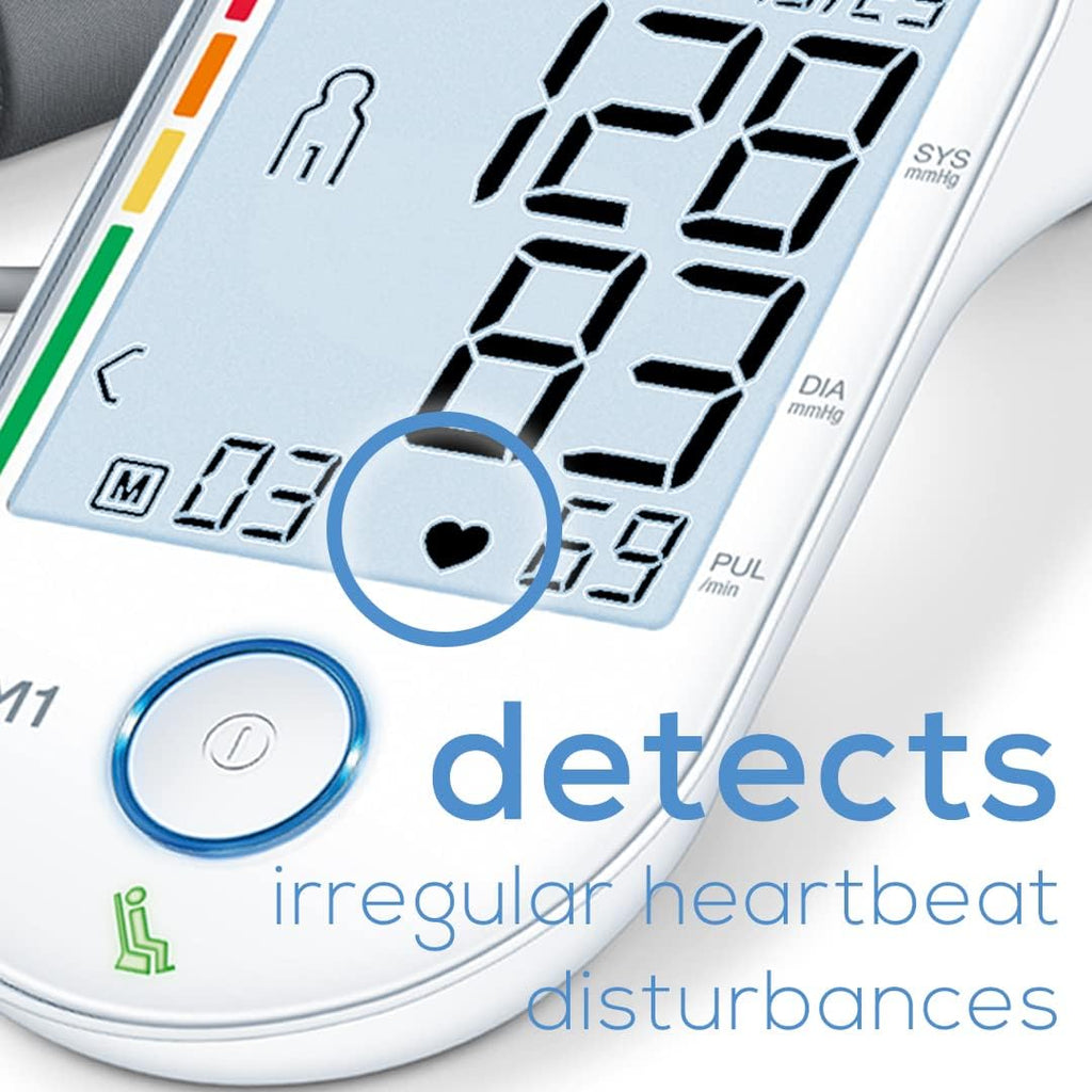 Beurer Upper Arm Blood Pressure Monitor with XL Backlit Display and Rest Indicator

