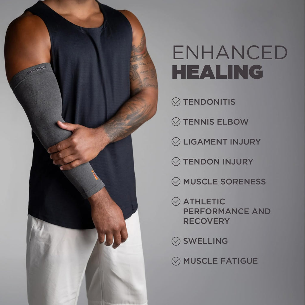 Incrediwear Arm Sleeve for Men and Women, Compression Support for Muscle Pain

