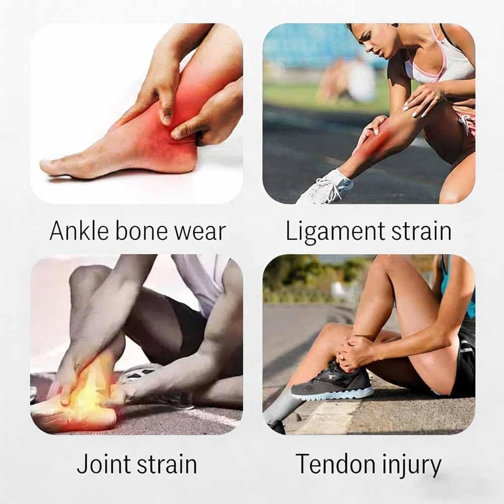 Ankle Compression Brace Sleeve Lace-Up Adjustable Sports Orthopedic Support

