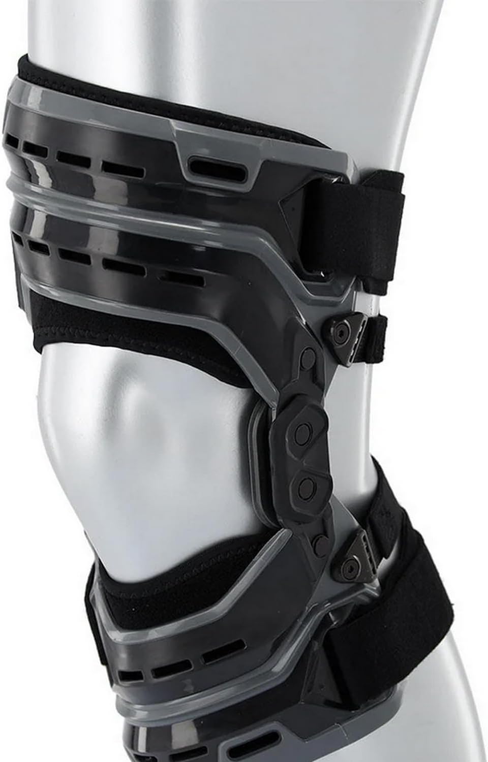 McDavid Hinged Knee Brace with Compression Sleeve, Dual Axis Stability Support

