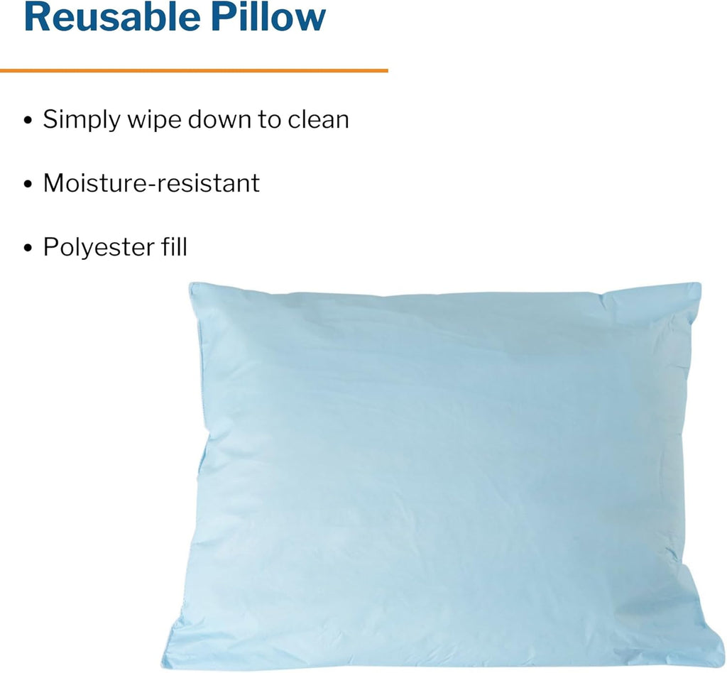 McKesson Medical Hospital Bed Pillow, Fluid and Stain Resistant, Flame Resistant

