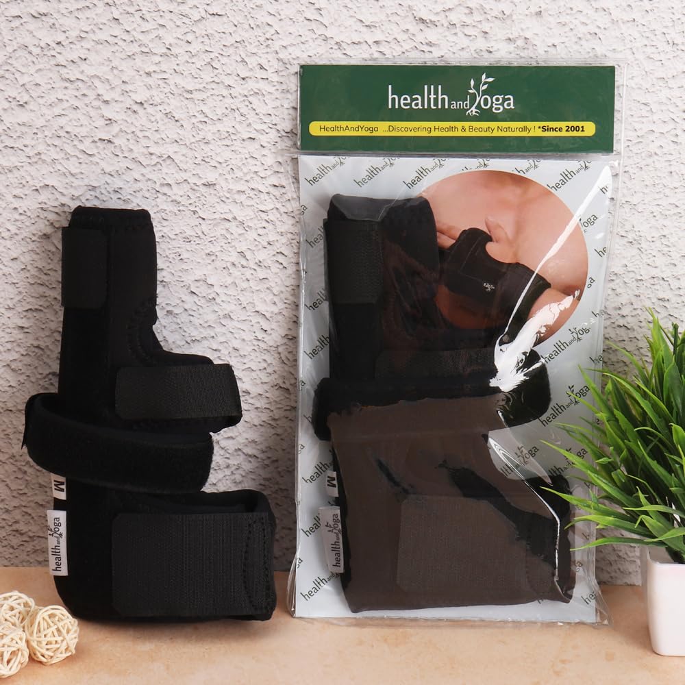 HealthAndYoga GuardNHeal Ulnar Gutter Boxer Splint for Pinky Finger Hand Brace

