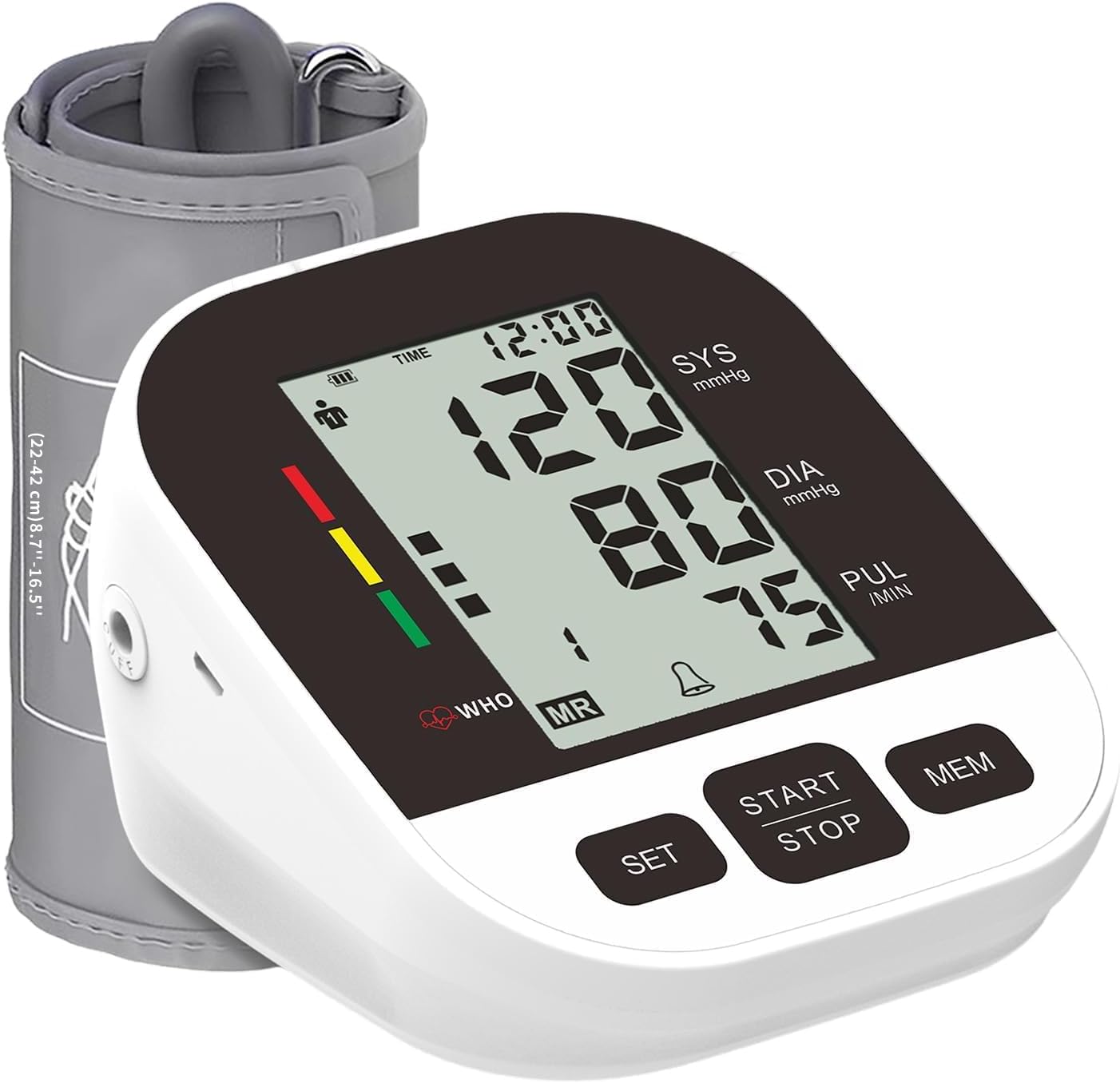 CardioVantage Upper Arm Blood Pressure Monitor for Home Use, Large Cuff, 2-User

