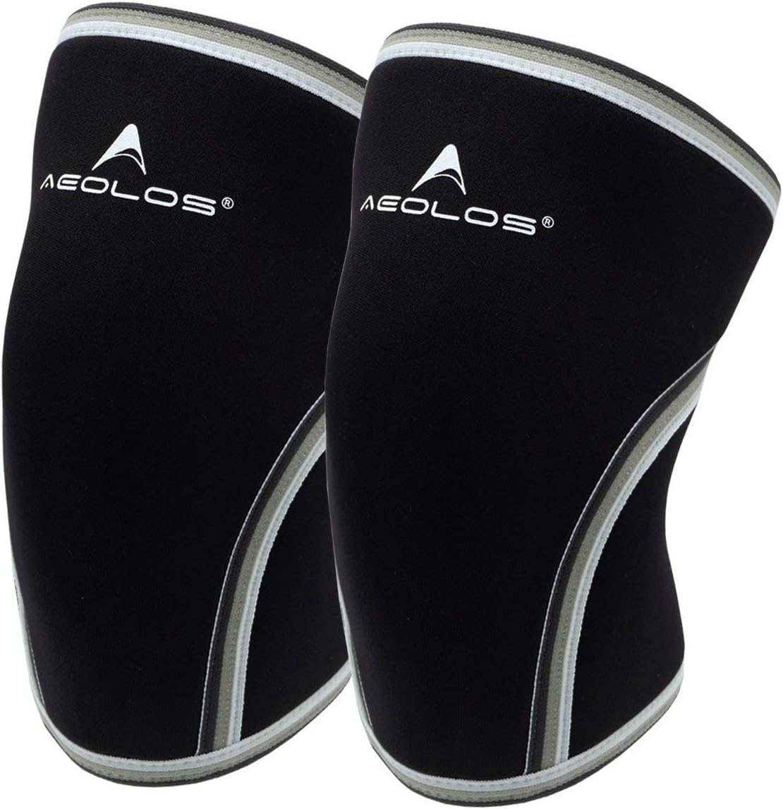 AEOLOS 7mm Compression Knee Sleeves, Breathable Support Brace for Gym Sports

