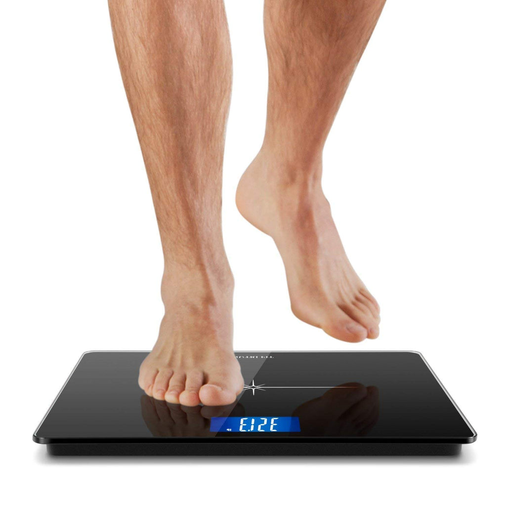 NUTRI FIT Extra-Wide Digital Body Weight Bathroom Scale, Step-On LCD, 400 lb

