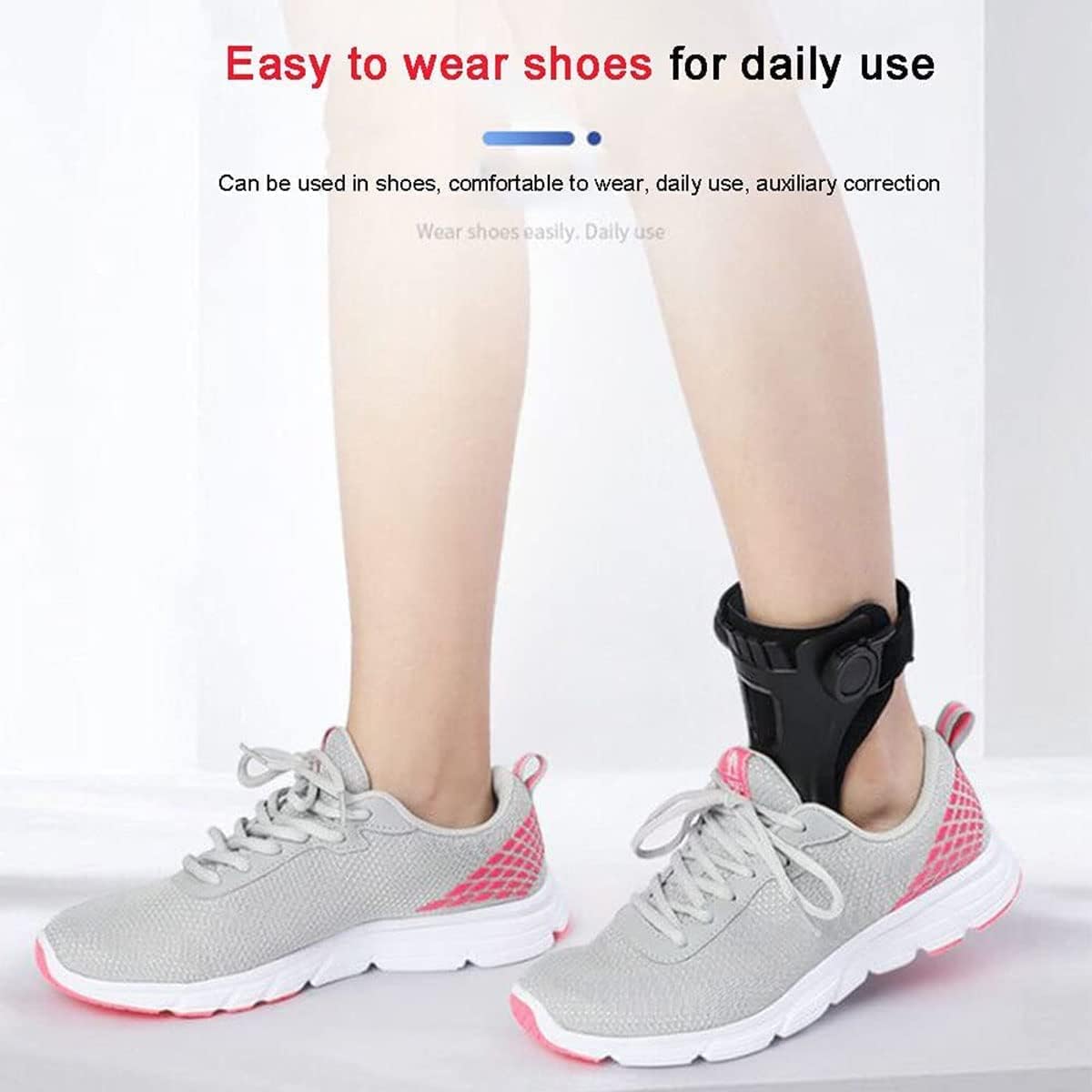 Furlove AFO Drop Brace for Hemiplegia, Stroke Varus Gait Support for Walking

