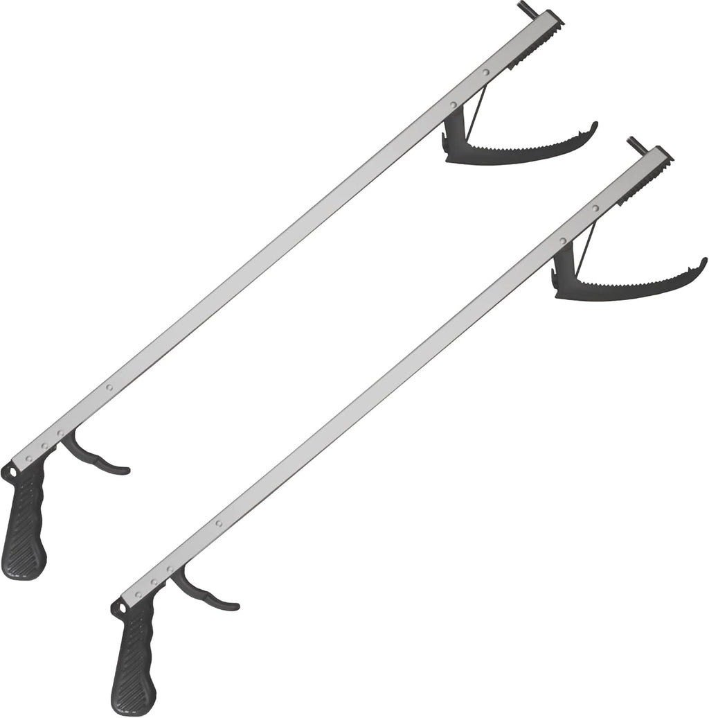 Rehabilitation Advantage Aluminum Reacher Grabber, Magnetic Tip, Rubber Jaws, 26 in

