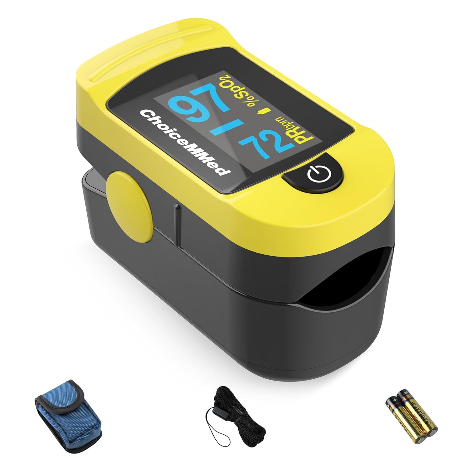 ChoiceMMed C20 Fingertip Pulse Oximeter with Large OLED Display, SPO2 Monitor

