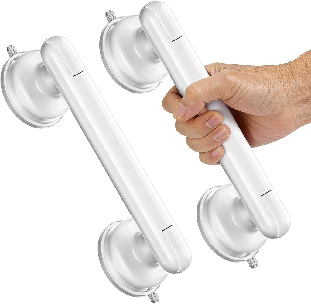 Upgraded Suction Cup Shower Grab Bars, Tool-Free Safety Handle for Bathroom

