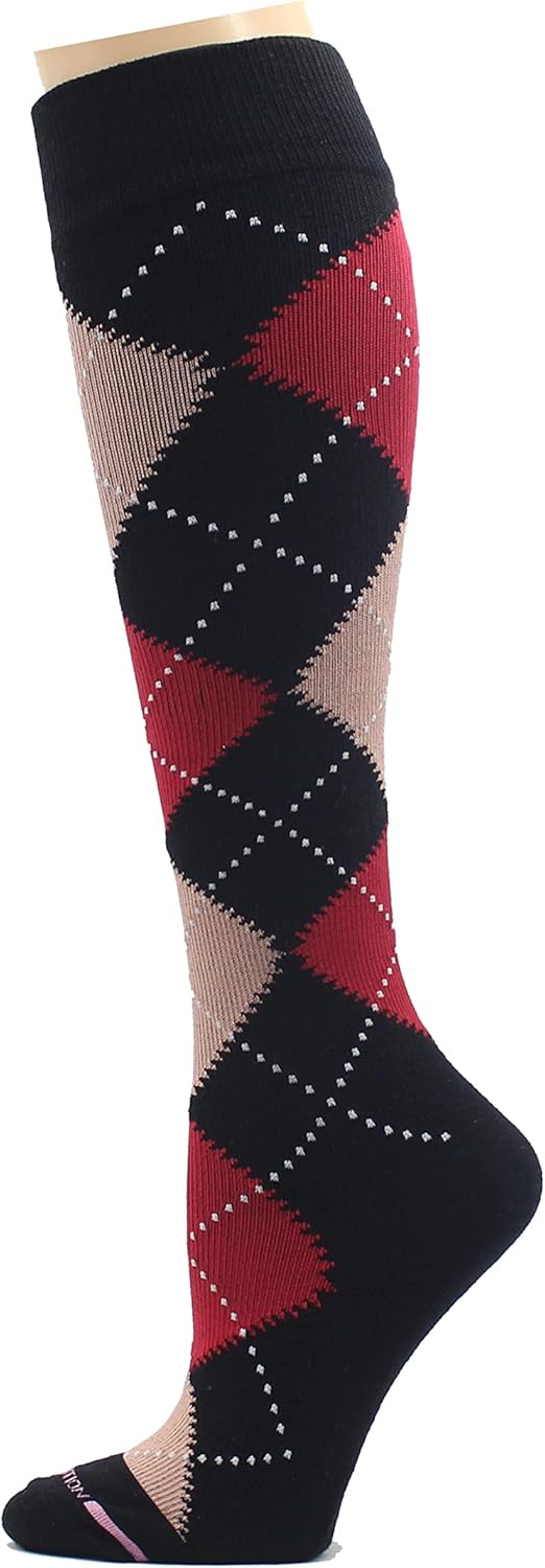 Dr. Motion Therapeutic Graduated Compression Knee-High Socks for Women, 8–15 mmHg

