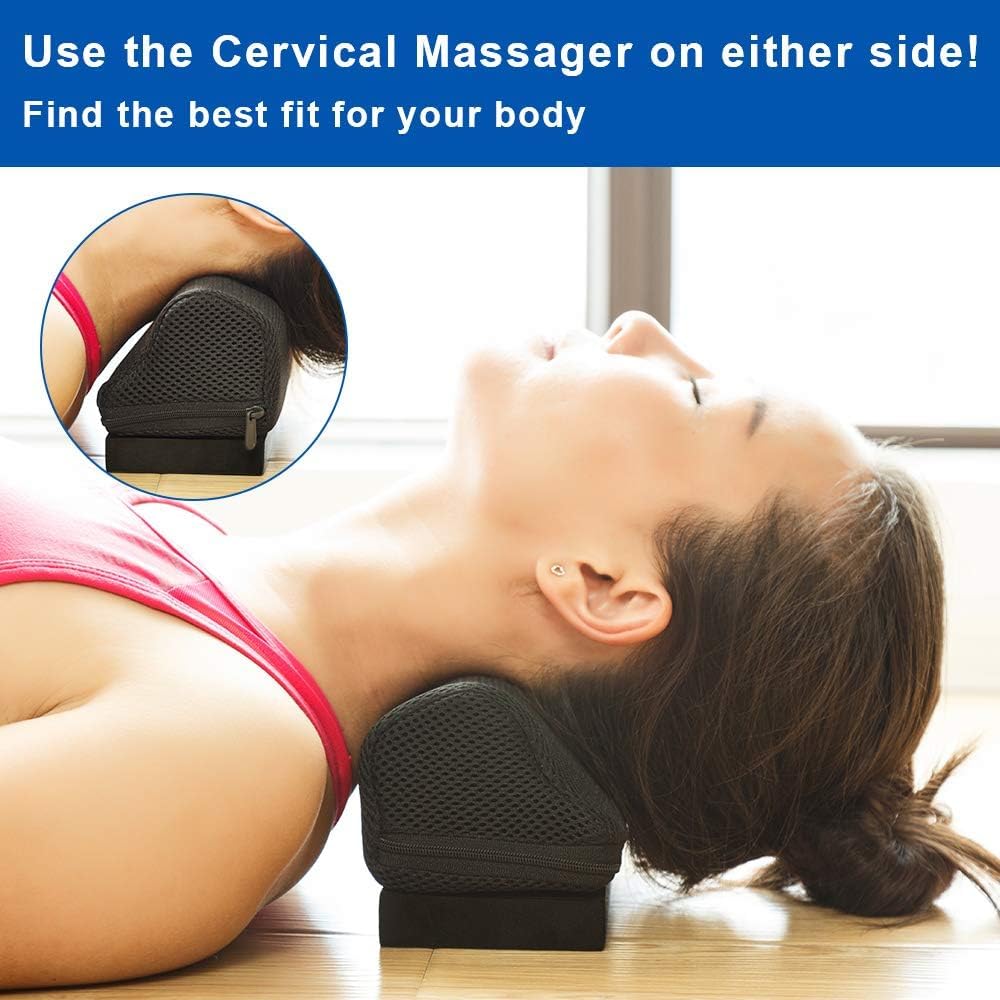 StrongTek Cervical Neck Wedge Firm Foam Orthotic Block for Posture Support

