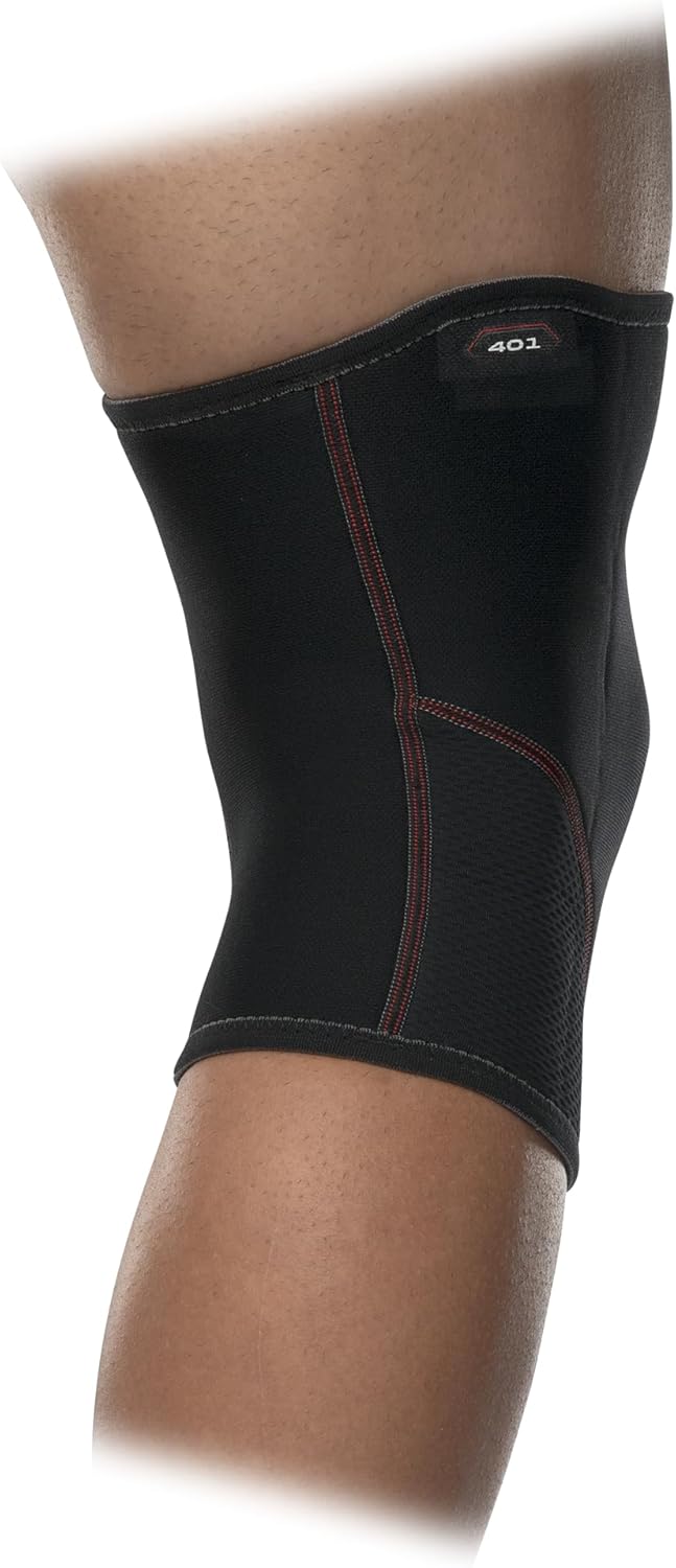 McDavid Knee Compression Sleeve Lightweight Support for Left/Right Knee, 1 Sleeve

