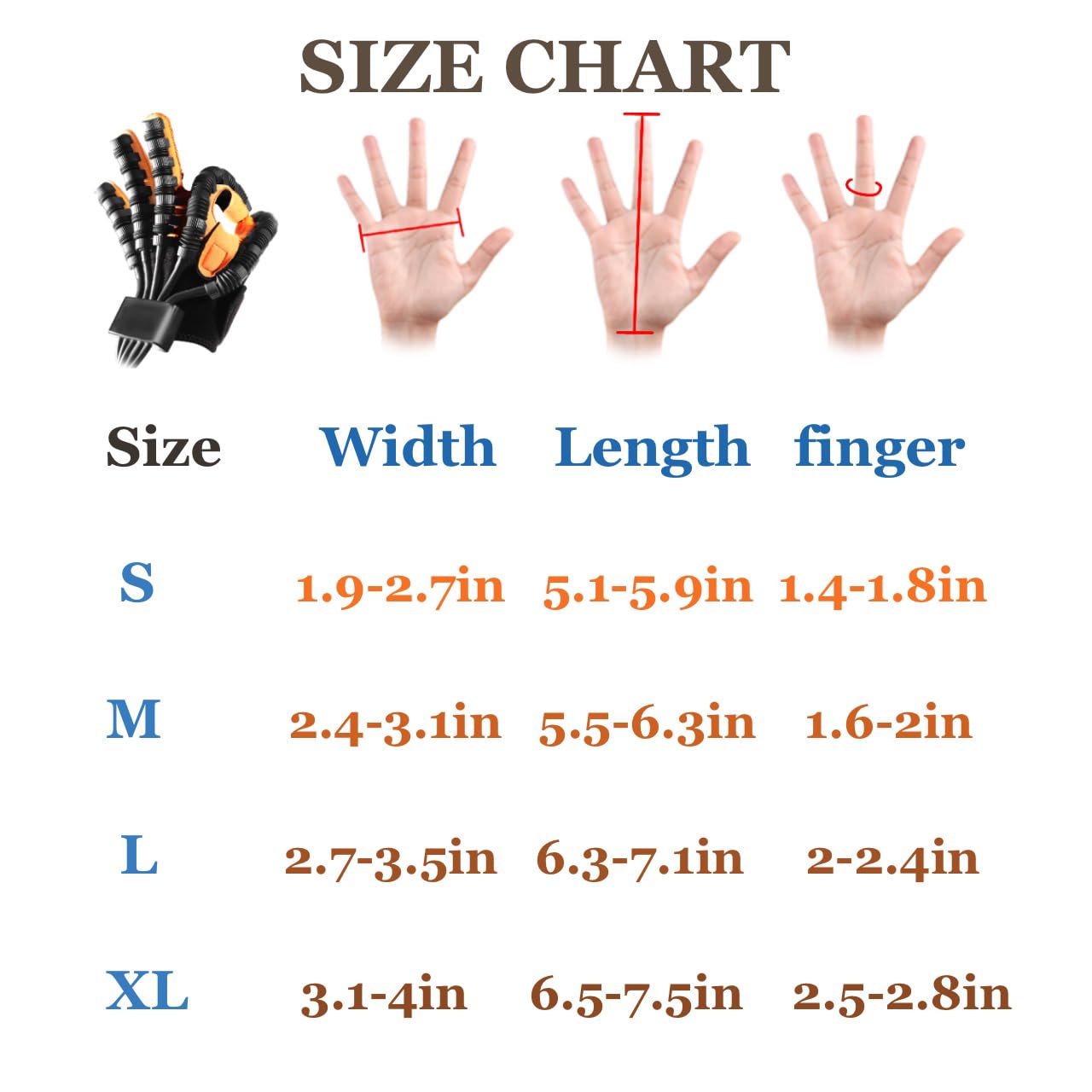 8th Gen Stroke Rehabilitation Robot Glove, Hand Therapy Device with 4 Modes


