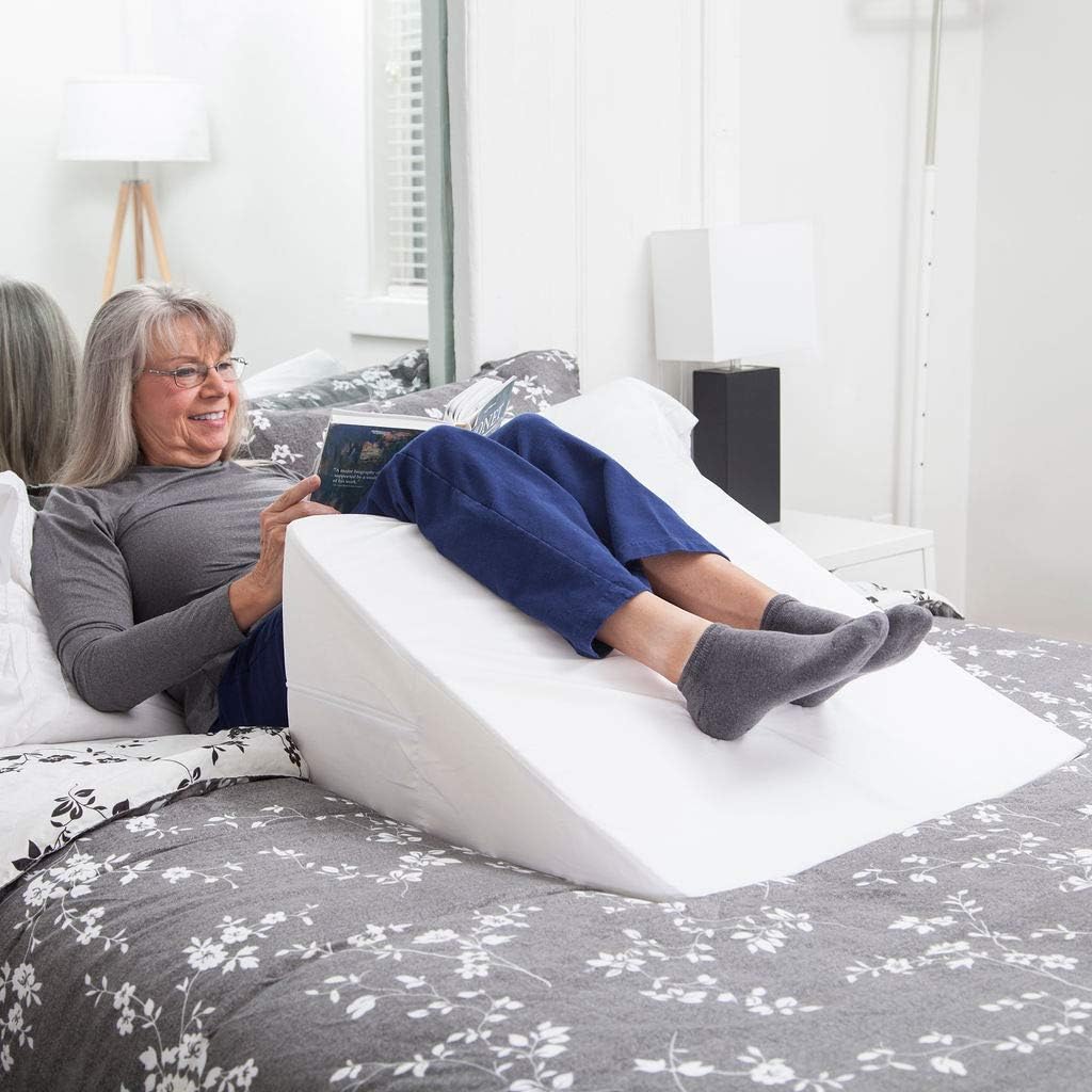 DMI Foam Bed Wedge Pillow and Triangle Wedge for Head, Neck and Leg Elevation

