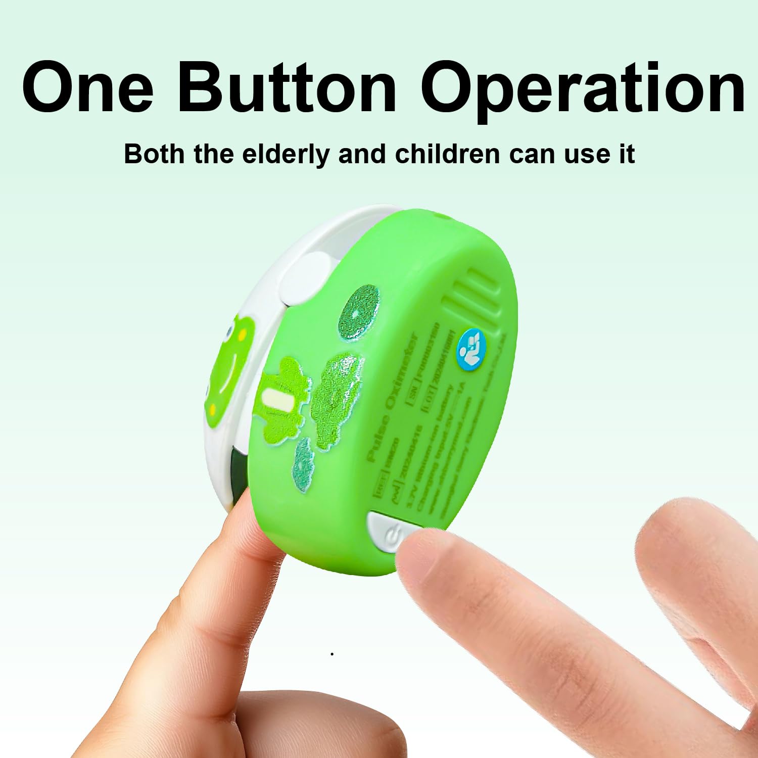 Pepultech Fingertip Pulse Oximeter, Rechargeable Blood Oxygen & Pulse Monitor OLED

