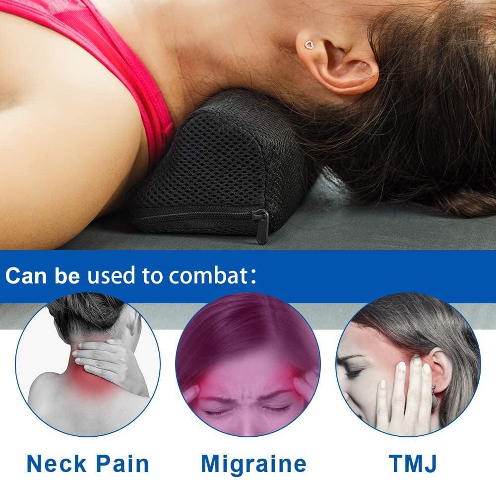 StrongTek Cervical Neck Wedge Firm Foam Orthotic Block for Posture Support

