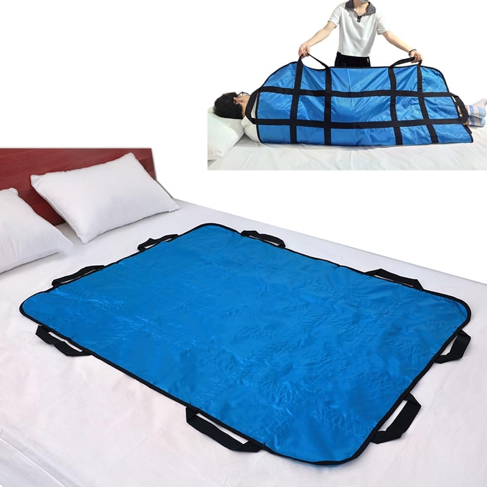 Positioning Bed Pad with Handles, 48 x 40 Transfer Sheet for Repositioning


