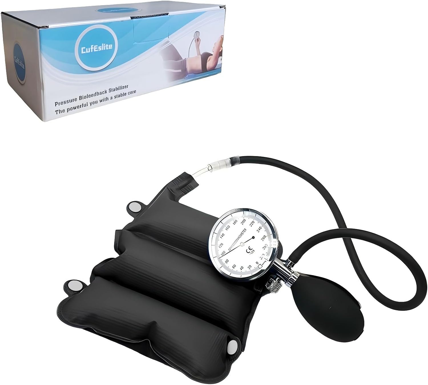 Pressure Biofeedback Stabilizer Core Trainer for Low Back and Neck Support

