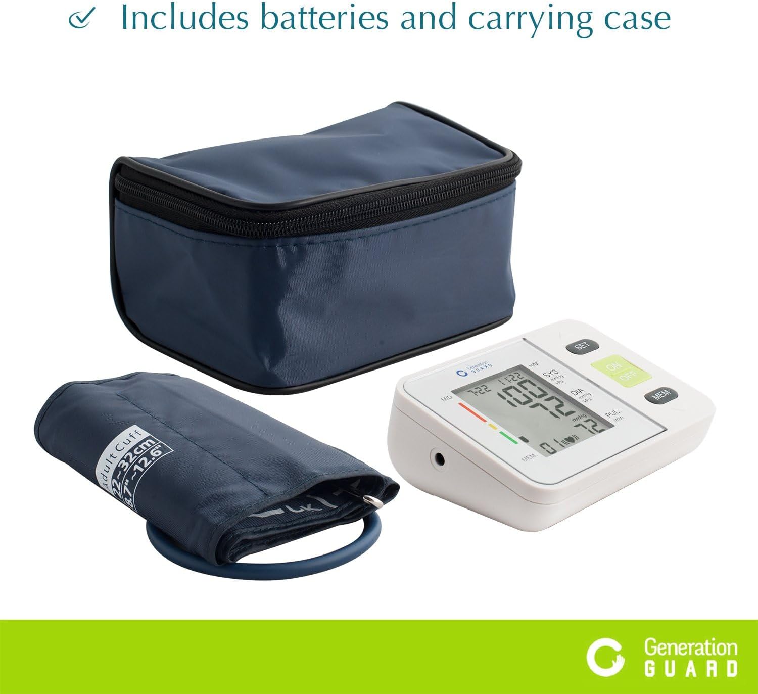 Generation Guard Electronic Upper Arm Blood Pressure Monitor GM-800A

