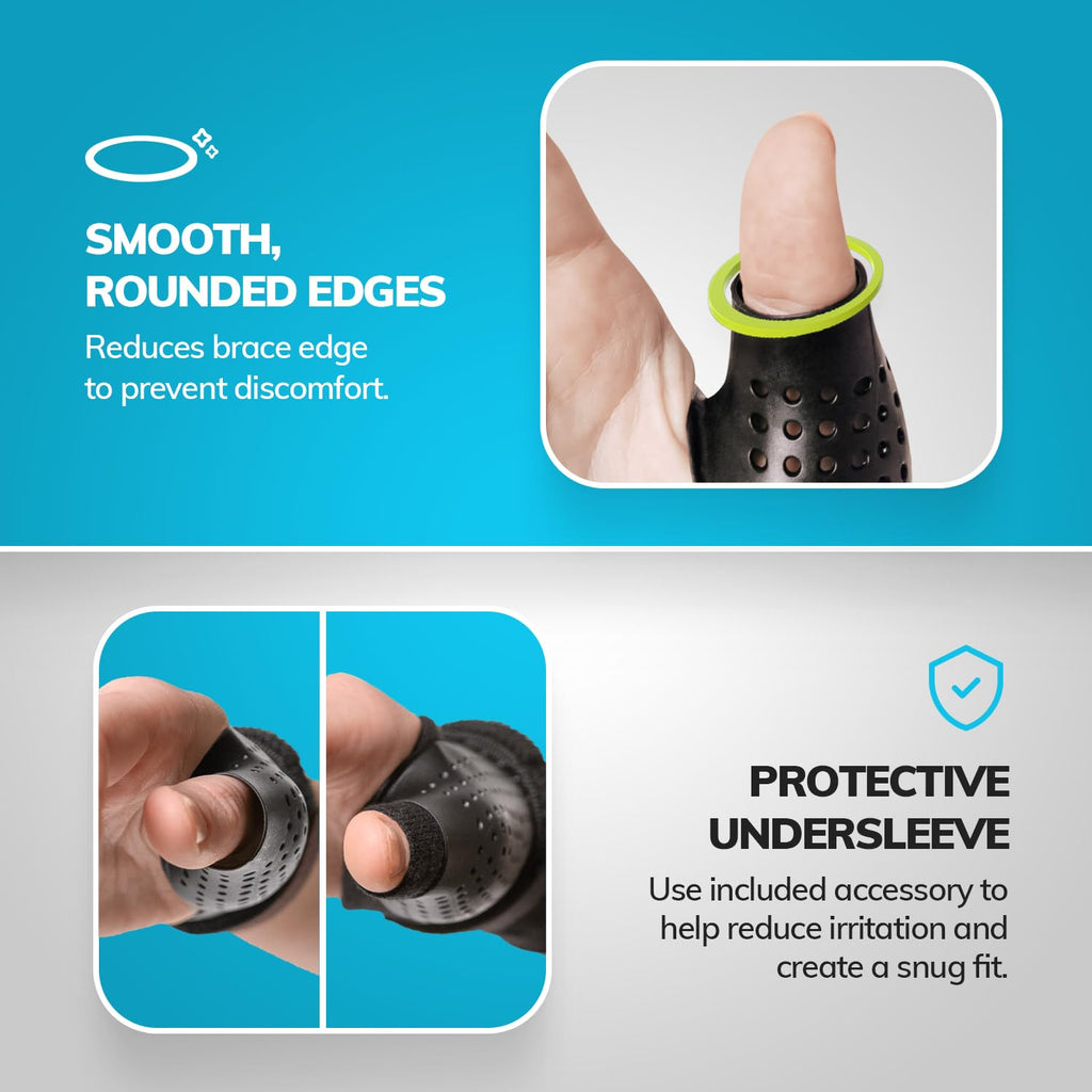 BraceAbility Hard Plastic Thumb Splint for Arthritis, Trigger Thumb, CMC Stabilizer

