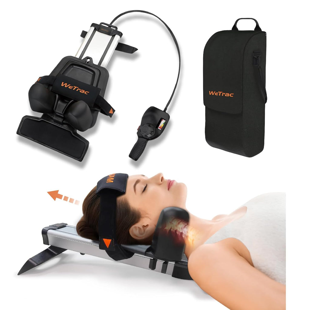 iSTIM WeTrac Cervical Neck Traction Device for Home Use with Carry Bag

