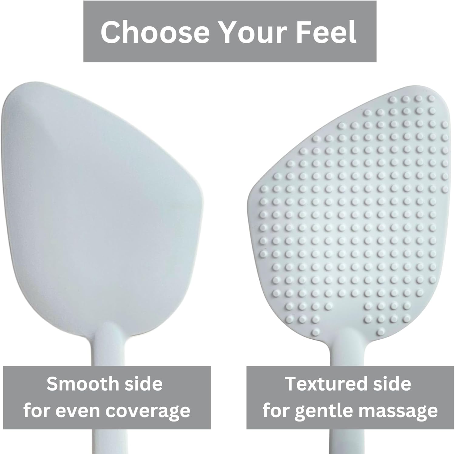 Bendable Lotion Applicator for Back & Body with Microfiber Mitt

