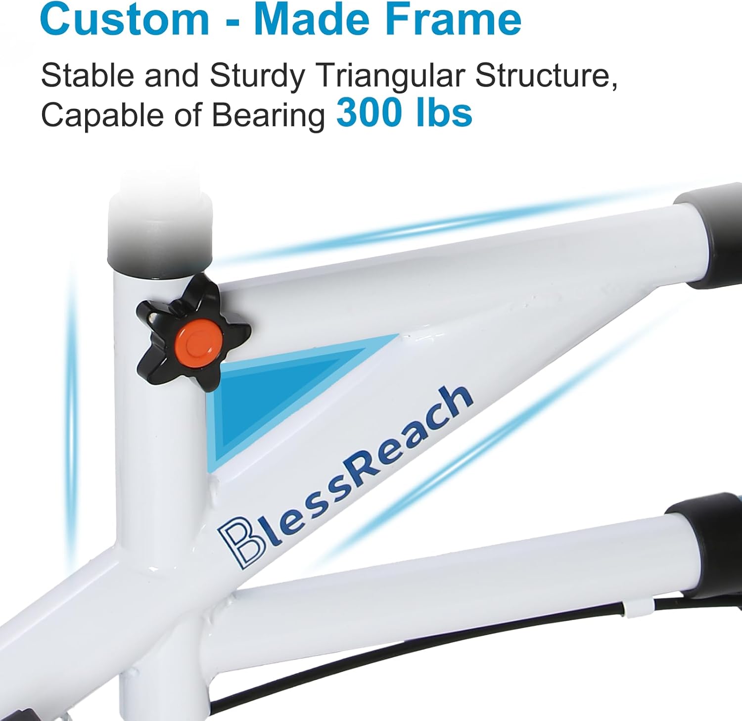 BlessReach Knee Scooter for Adults, Knee Walker for Foot Injuries and Surgery

