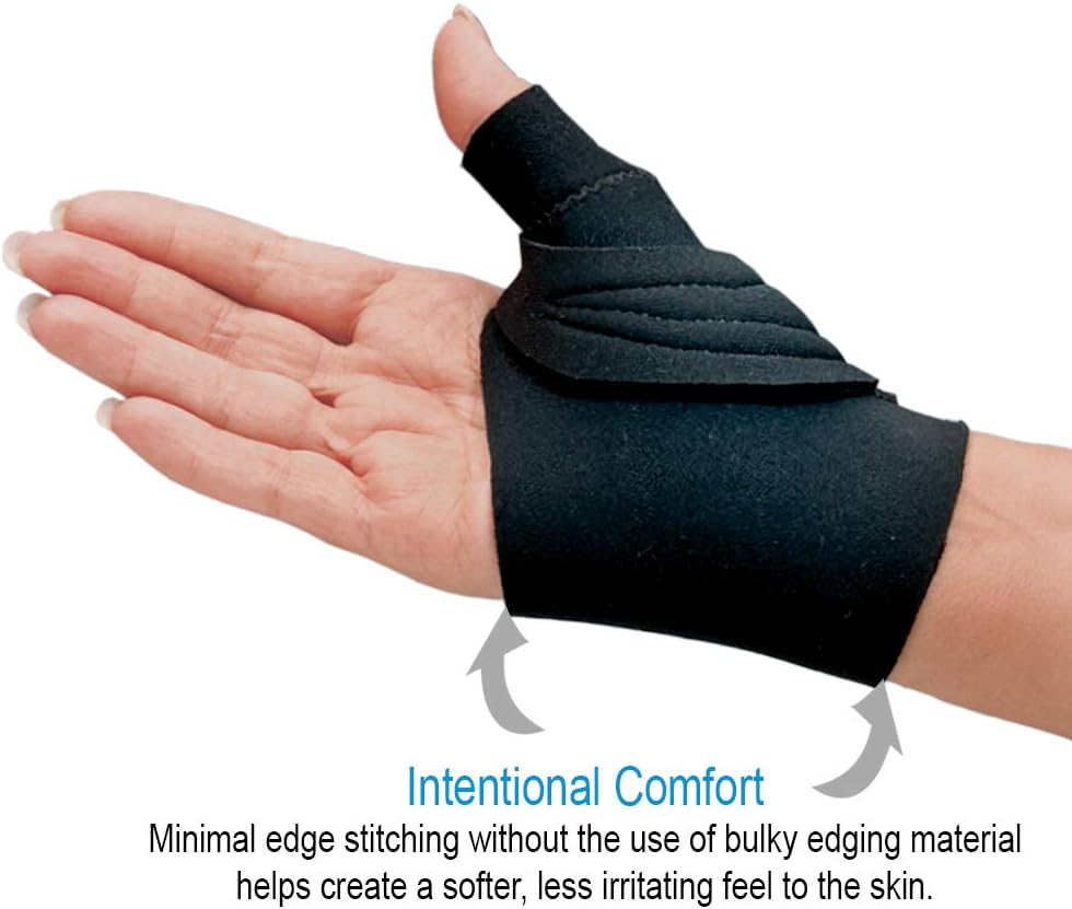 Comfort Cool Thumb CMC Restriction Splint Brace for Support and Compression


