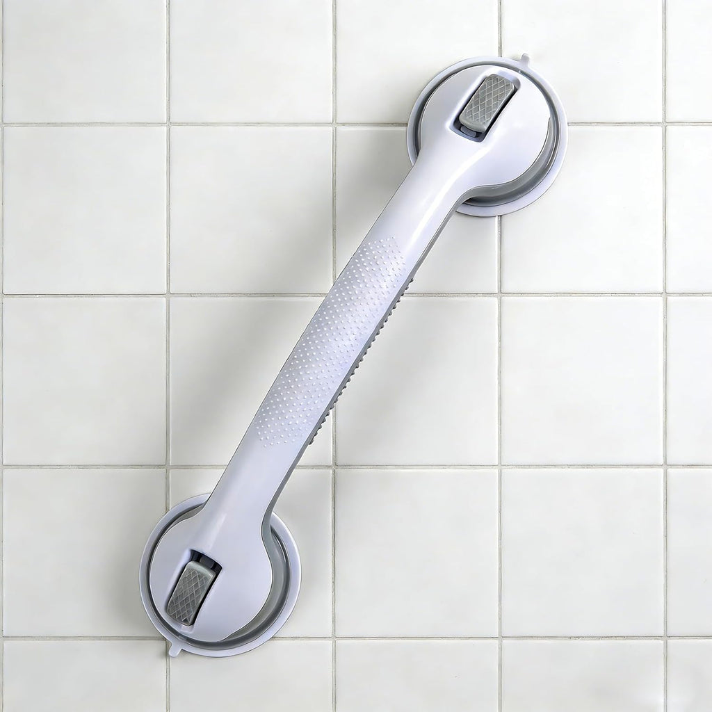 Shower Grab Bars for Seniors Suction Cup Shower Handles No Drilling


