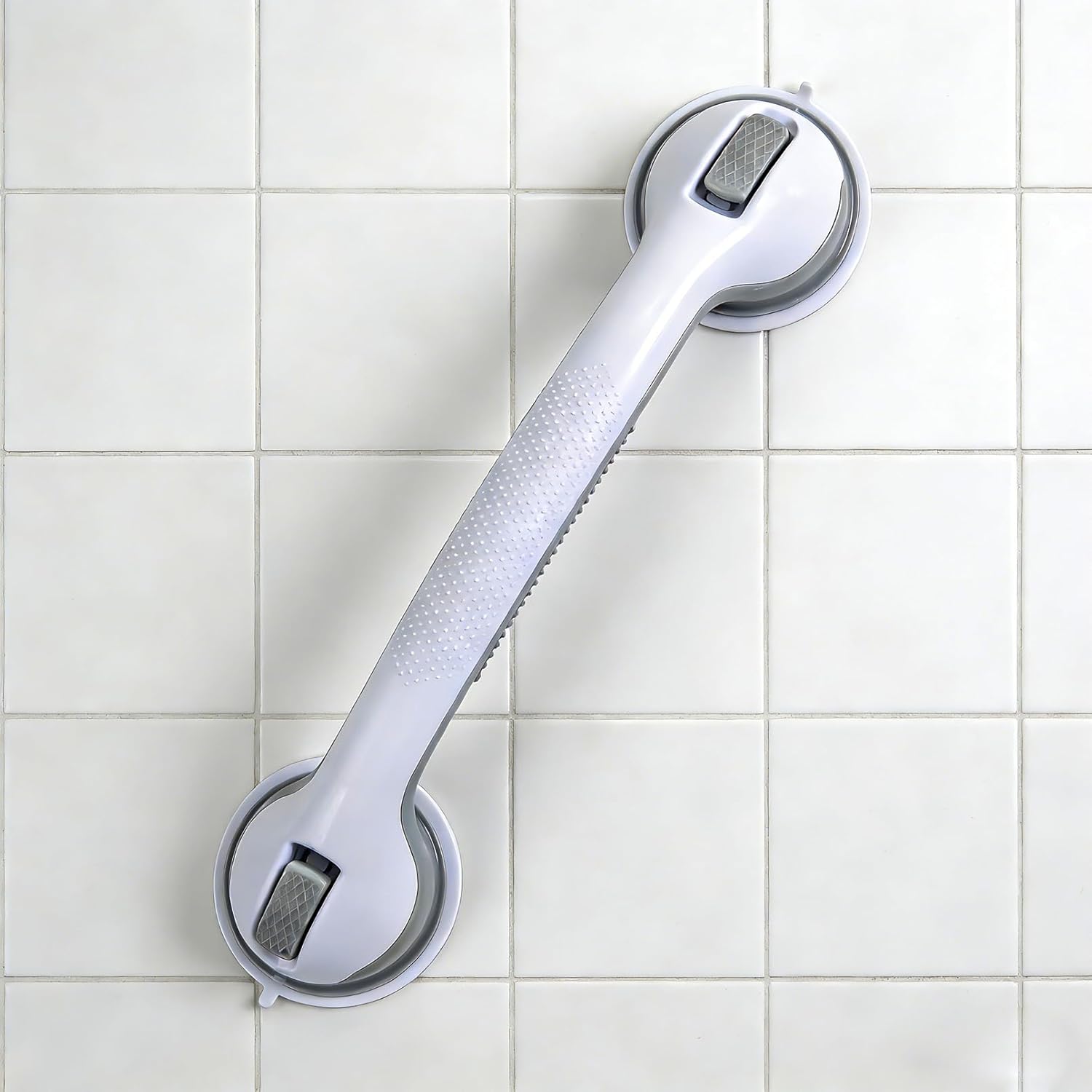 Shower Grab Bars for Seniors Suction Cup Shower Handles No Drilling

