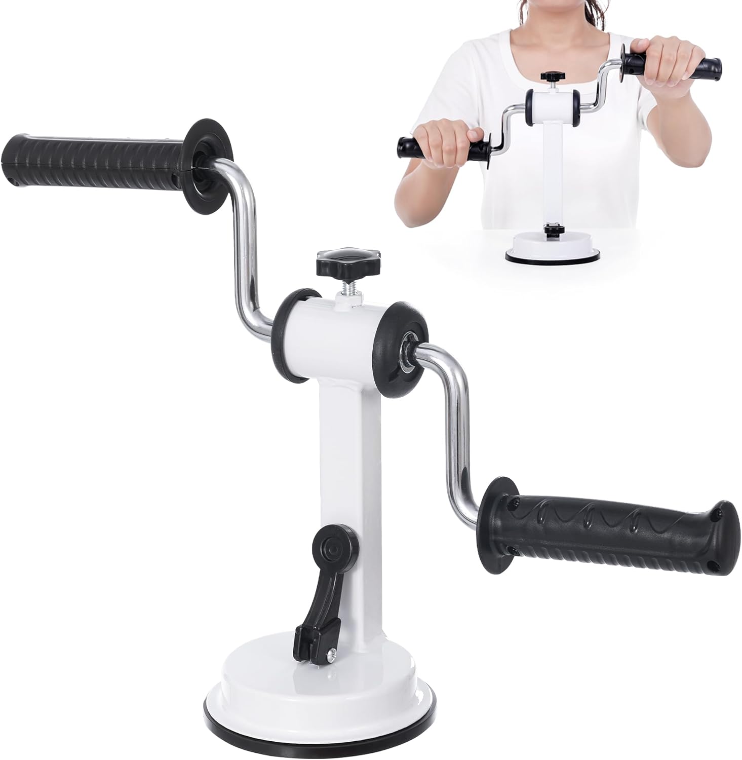 Arm Bike Physical Therapy Device Portable Rehab Exerciser for Arm and Shoulder

