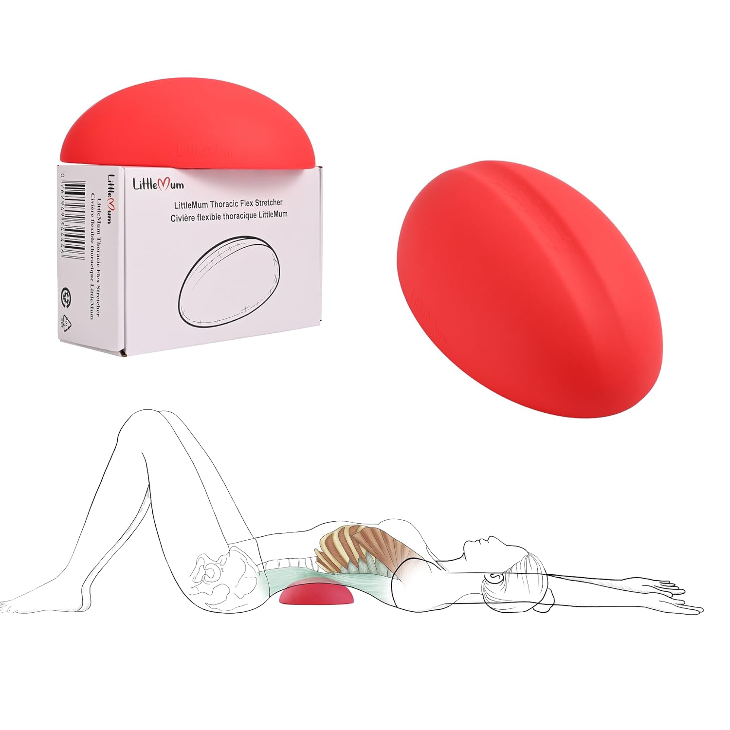 LittleMum Thoracic Flex Stretcher for Pectoral Stretch, Costochondritis and TOS Pain

