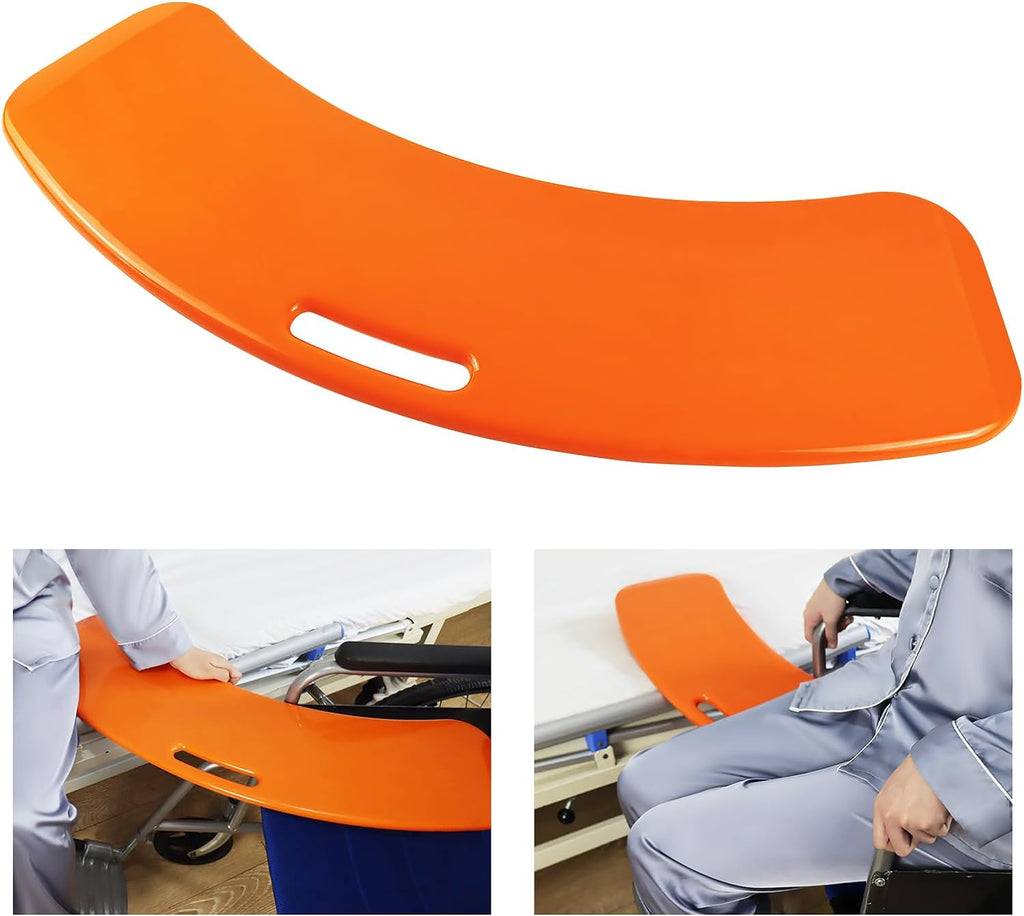 LOSCHEN Slide Transfer Board with Handle for Wheelchair-to-Bed Patient Transfers 320 lb

