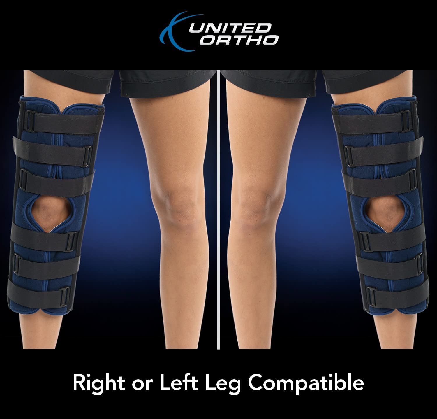 United Ortho 61016 3-Panel Knee Immobilizer Brace

