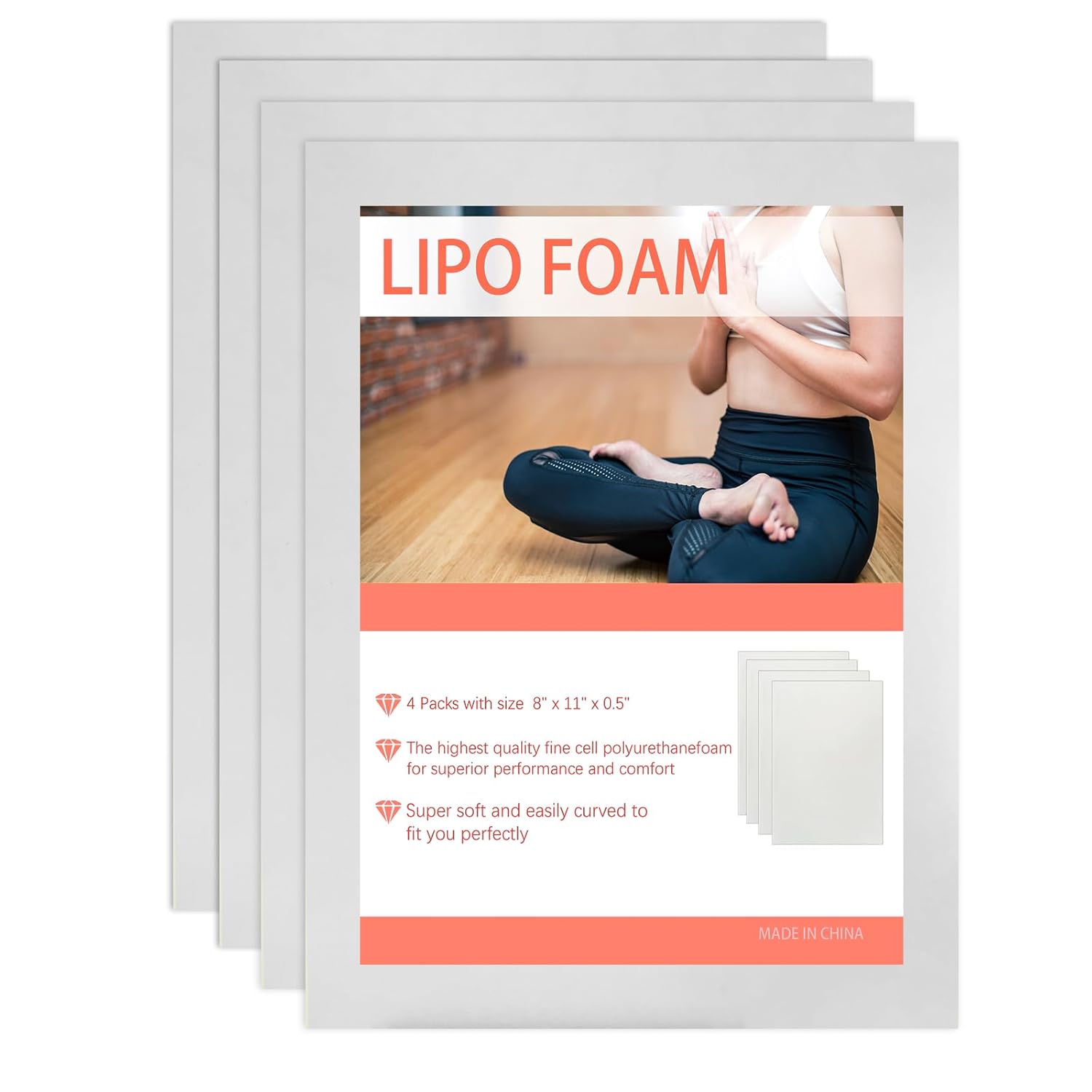 WENSSKKU Lipo Foam Pads Post Surgery Compression Sheets for Liposuction Recovery

