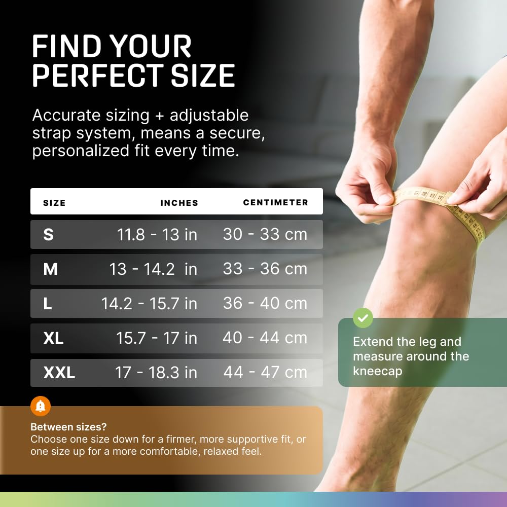 Modvel 7mm Neoprene Knee Sleeves Compression Support for Weightlifting & Powerlifting, Pair

