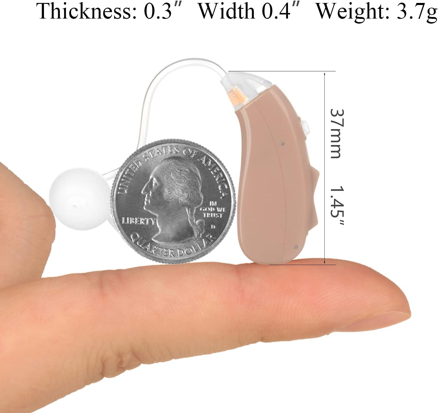Banglijian Rechargeable Digital Noise-Cancelling Hearing Aids Pair

