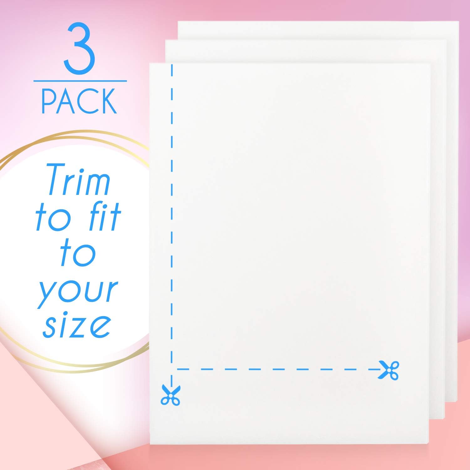 IMPRESA Extra Thick Surgical Foam Pads for Post-Surgery Compression Garments

