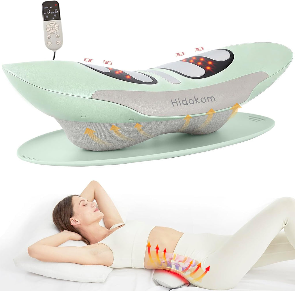 Smart Lower Back Massager with Warm Air Traction, Vibration & Pulse Therapy

