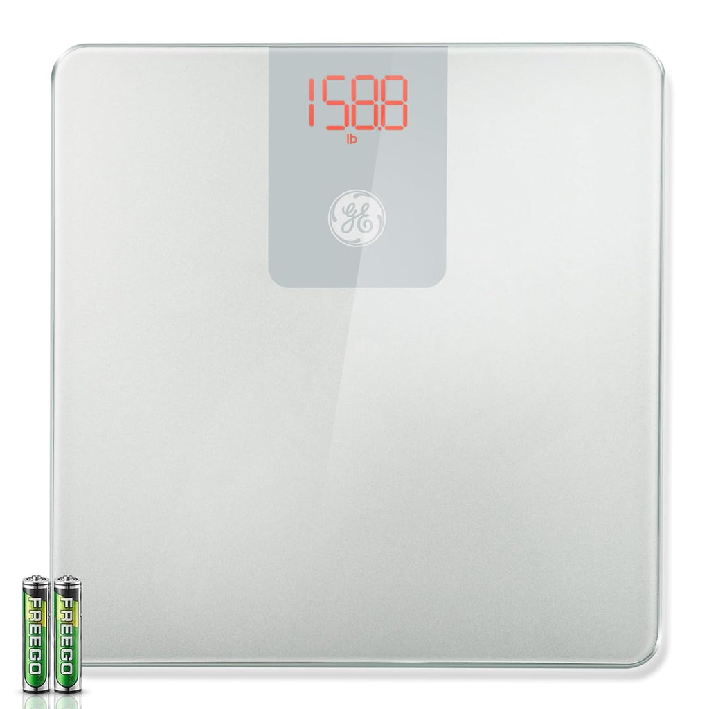 GE Digital Bathroom Scale with Bluetooth App, Weight and BMI, 400 lb Capacity

