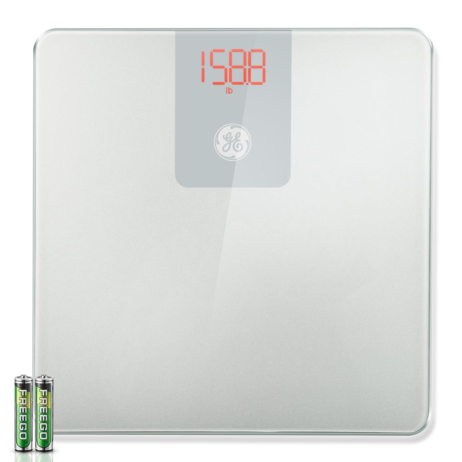 GE Digital Bathroom Scale with Bluetooth App, Weight and BMI, 400 lb Capacity

