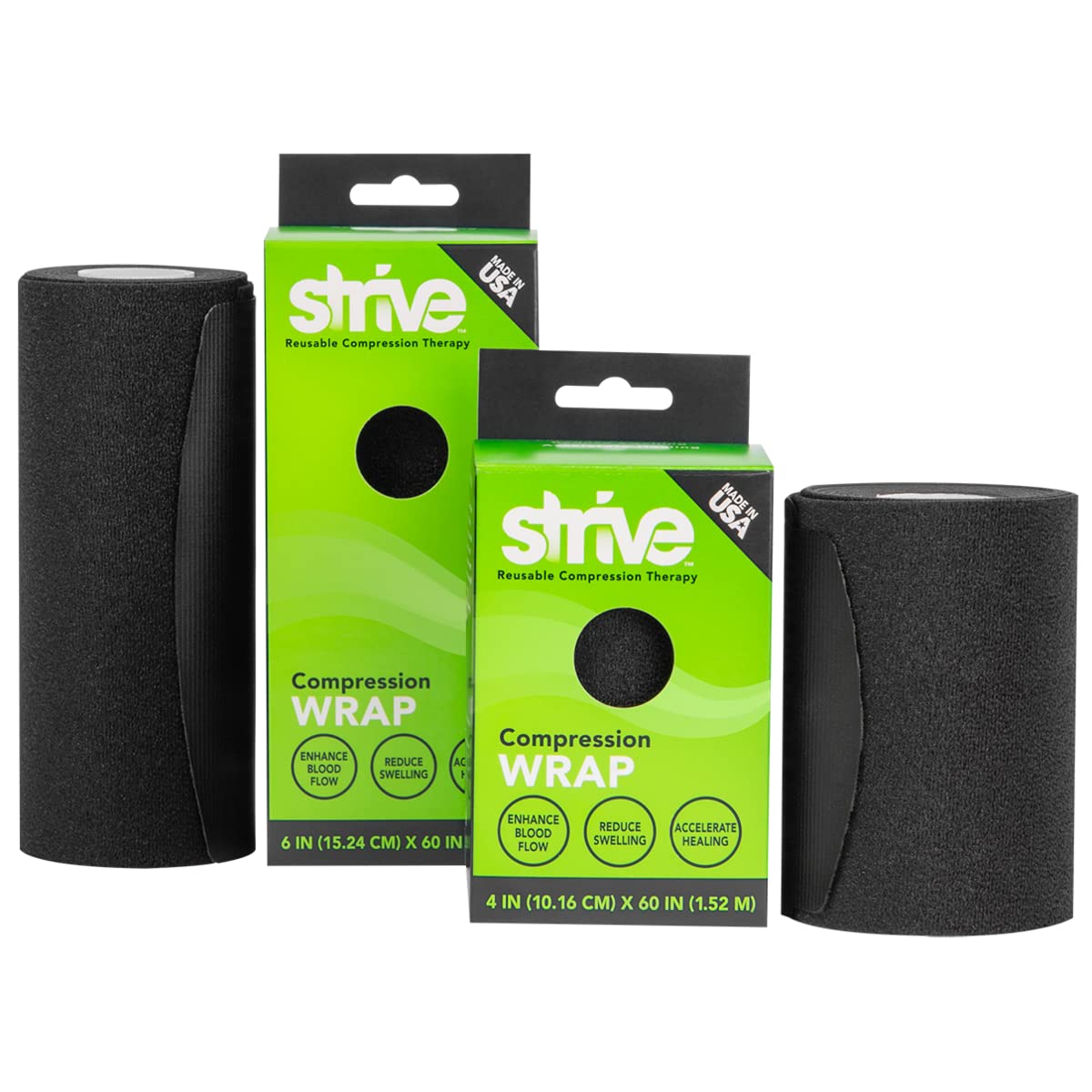 Strive Compression Therapy Sleeve for Wrist, Arm, Leg, Ankle, Elbow, Made in USA

