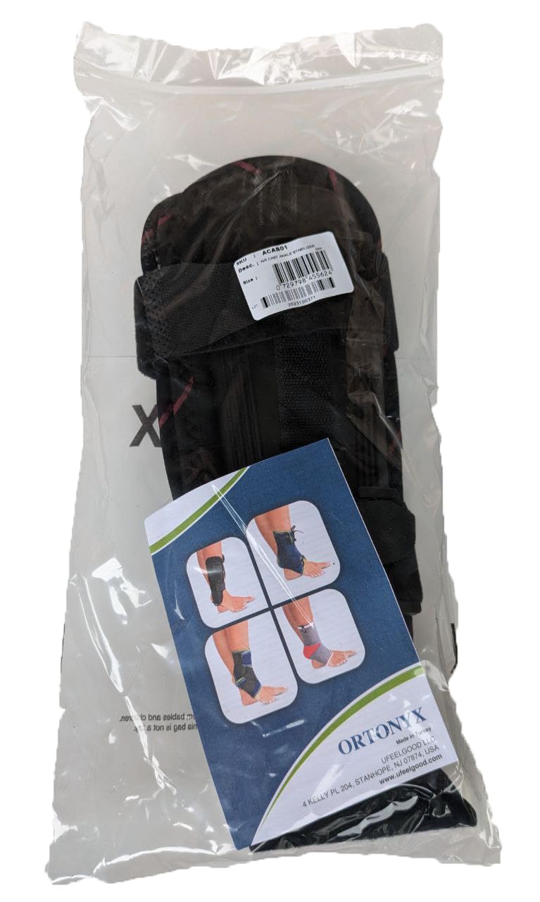 ORTONYX Ankle Stabilizer Brace Stirrup Splint for Foot Injuries, Tendonitis

