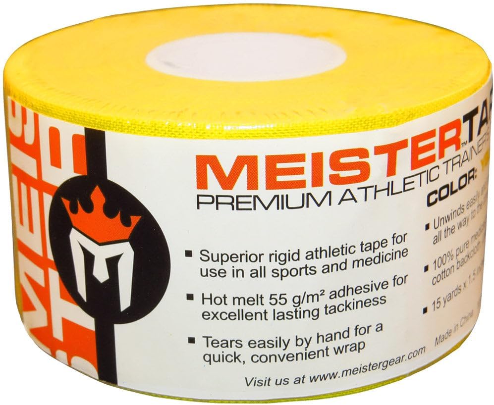 Meister Athletic Trainer's Tape for Sports and Medical, 15 yd rolls

