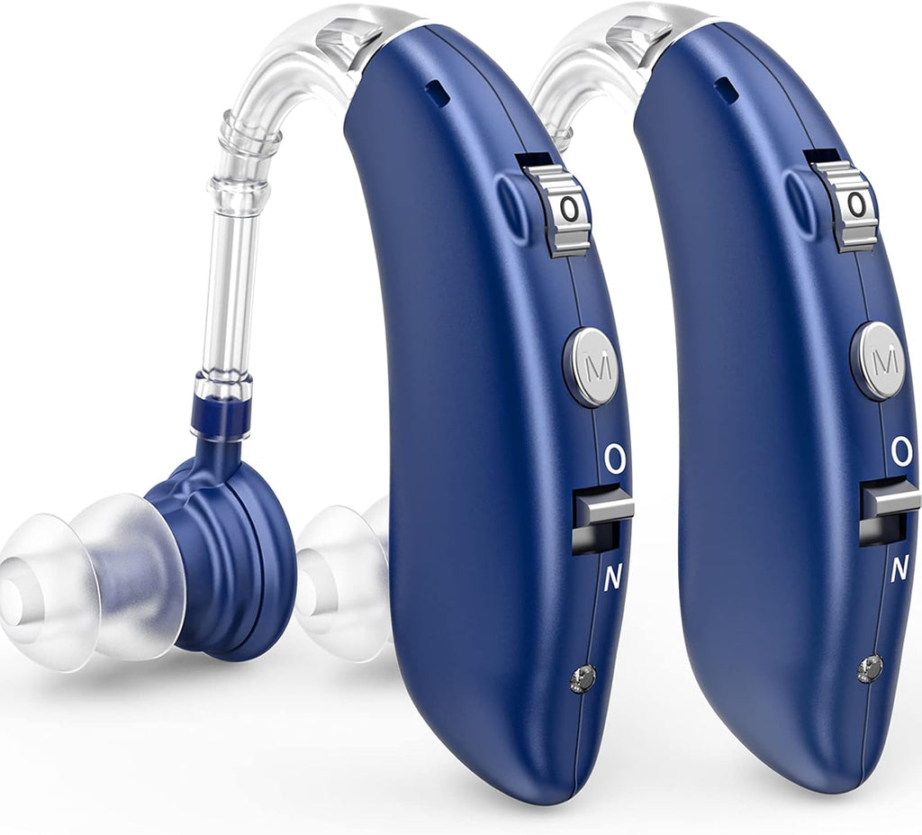 LIGINN Rechargeable Hearing Aid Amplifier for Seniors with Noise Cancelling


