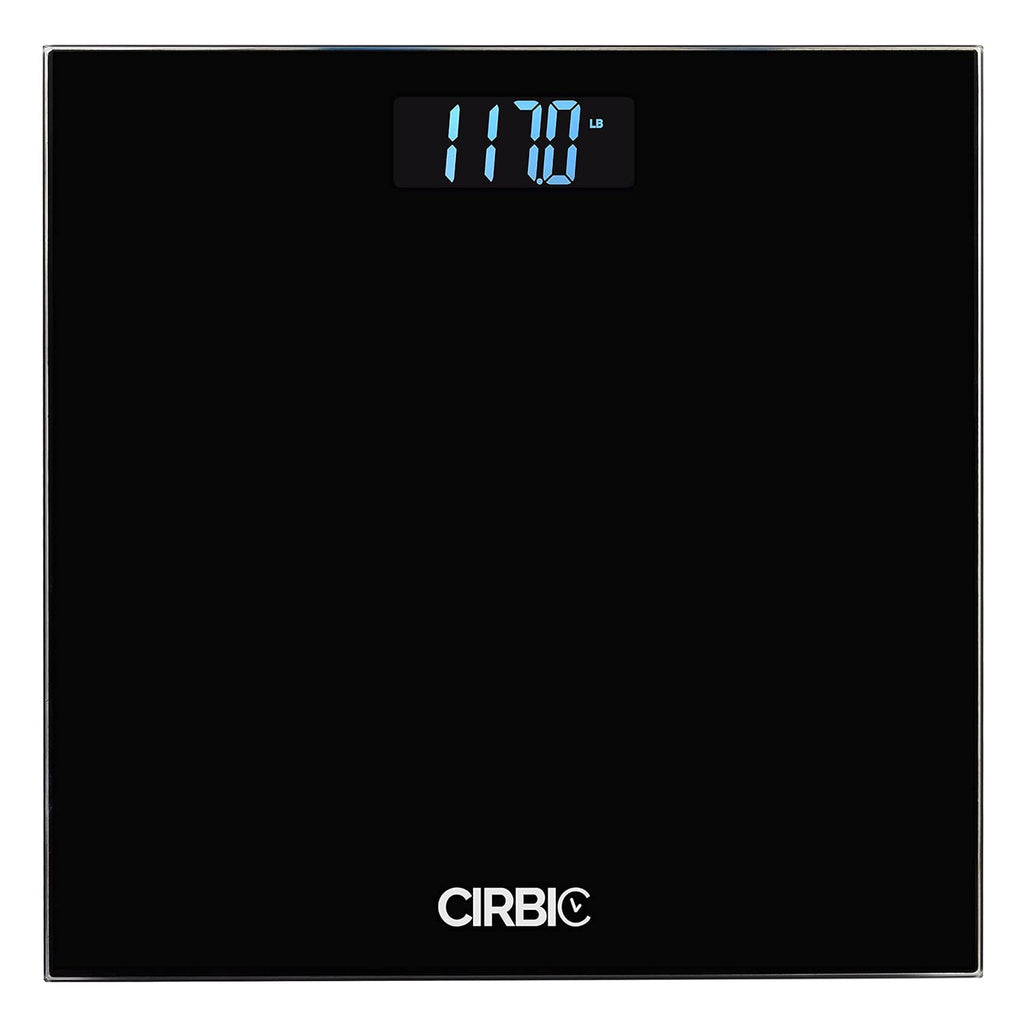 Talking Bathroom Scales with Loud Voice and Backlit Big Numbers Tempered Glass

